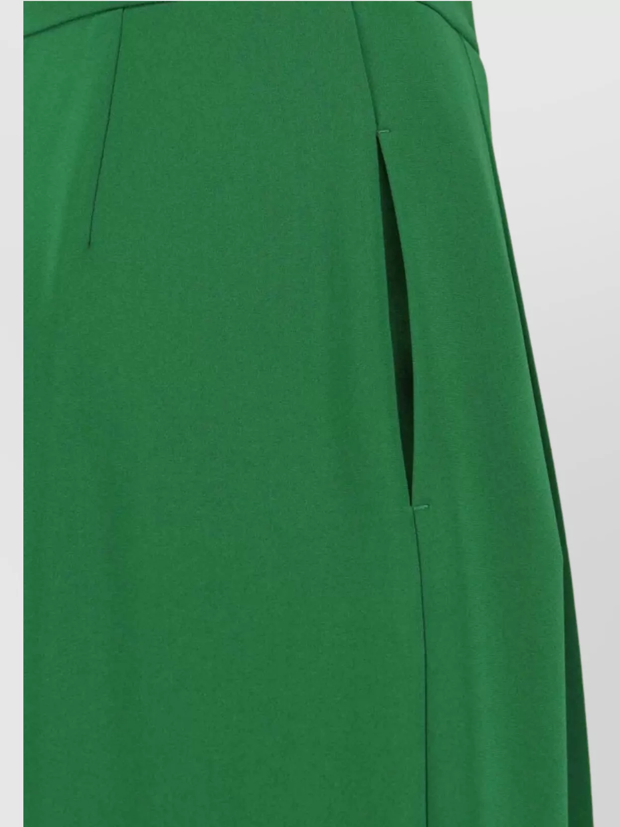Max Mara High Waist Pleated Front Wide Leg Trousers