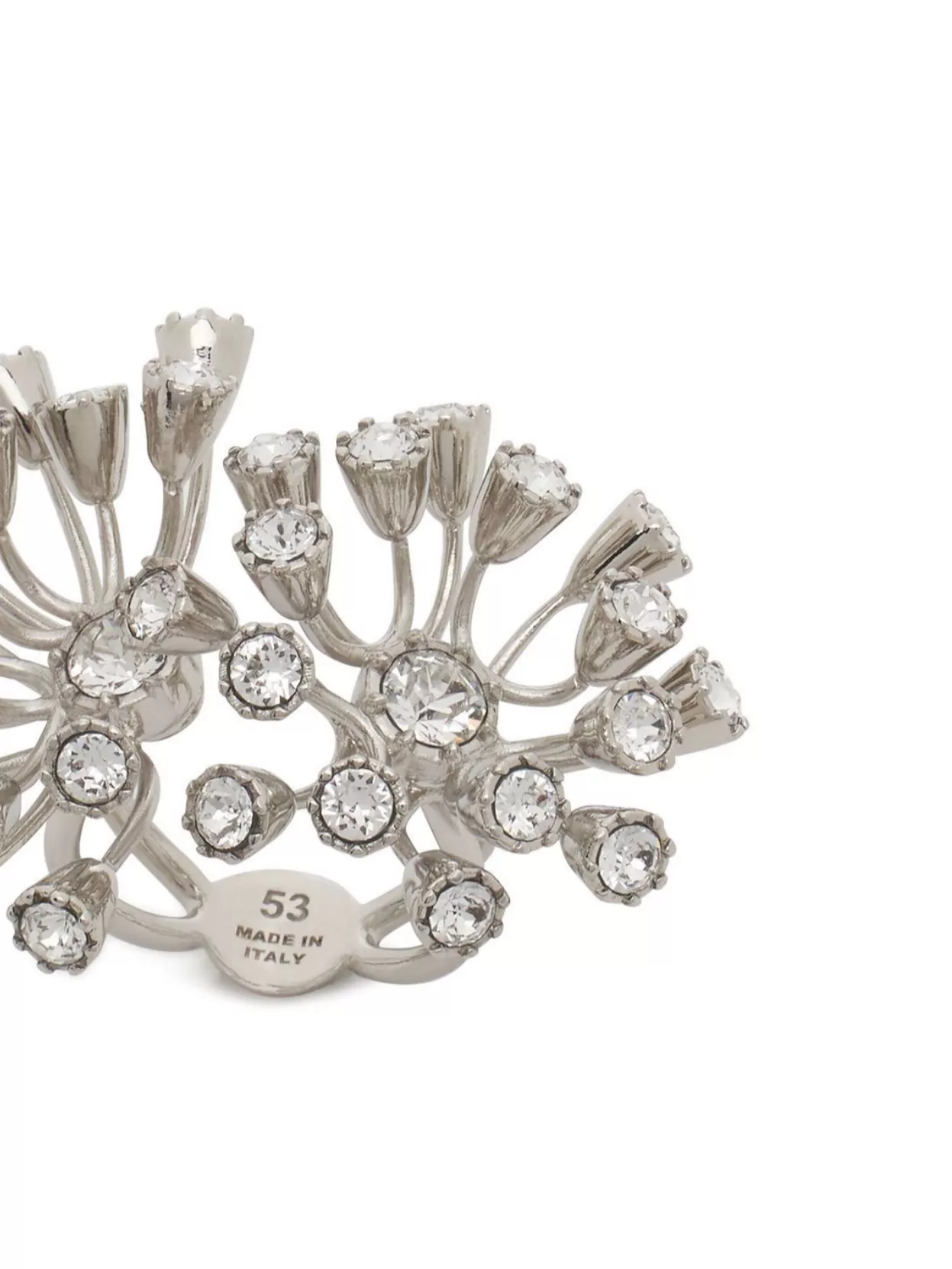 Lanvin Cluster Crystal Double Band Ring