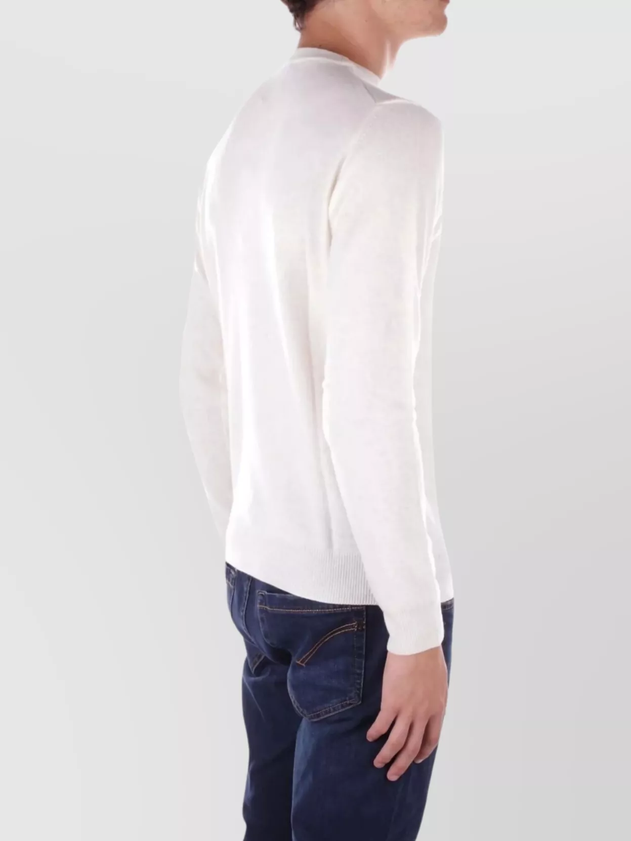 Woolrich Cashmere Long Sleeve Crew Neck Sweater