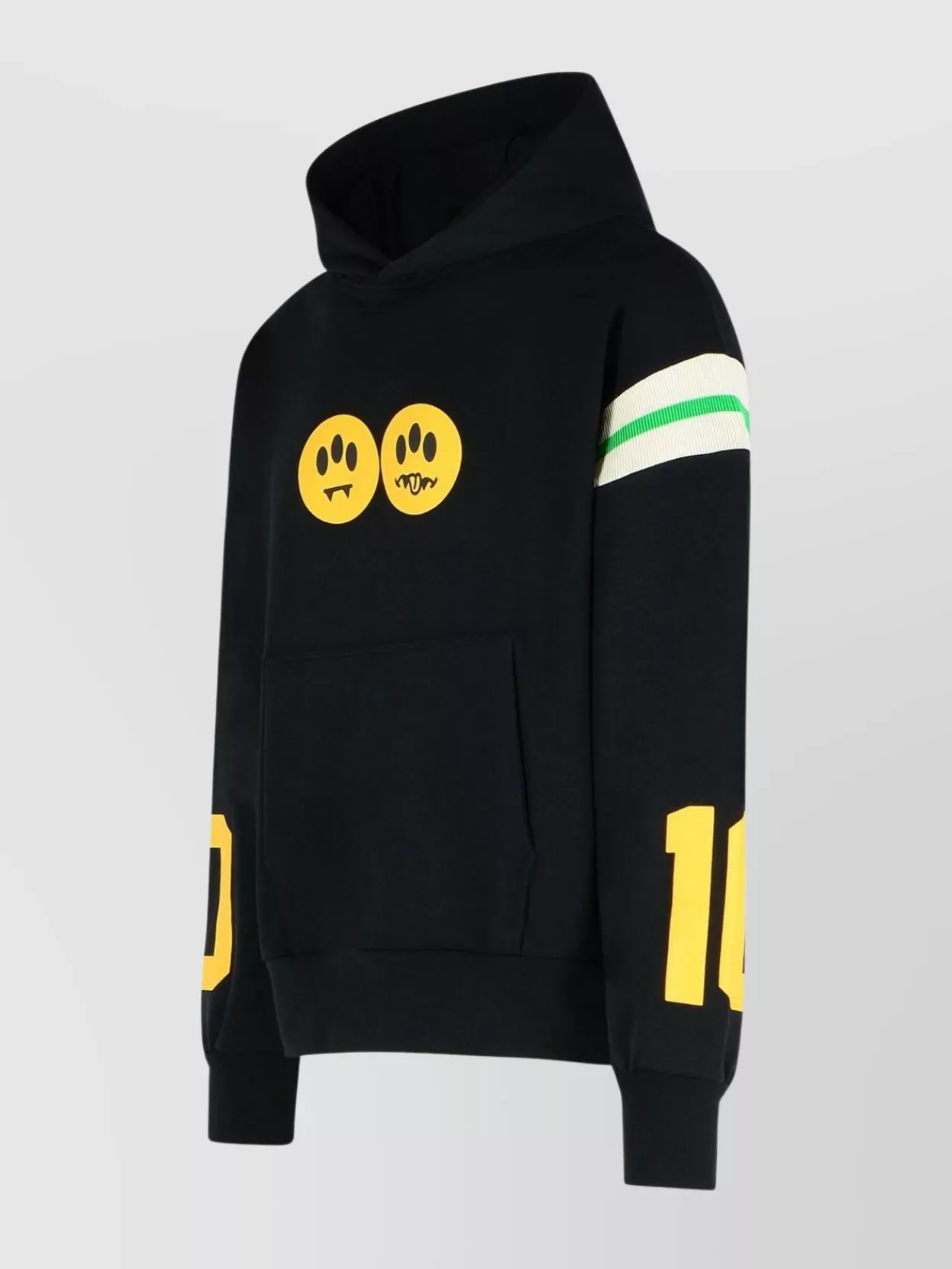 Barrow Cotton Sweatshirt With Hood And Graphic Print