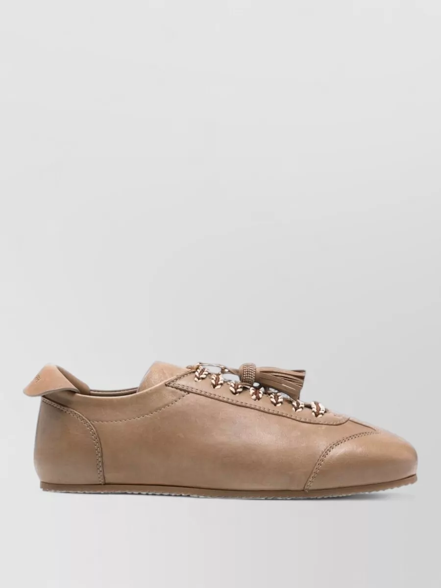 Fabiana Filippi Leather Lace-Up Shoes