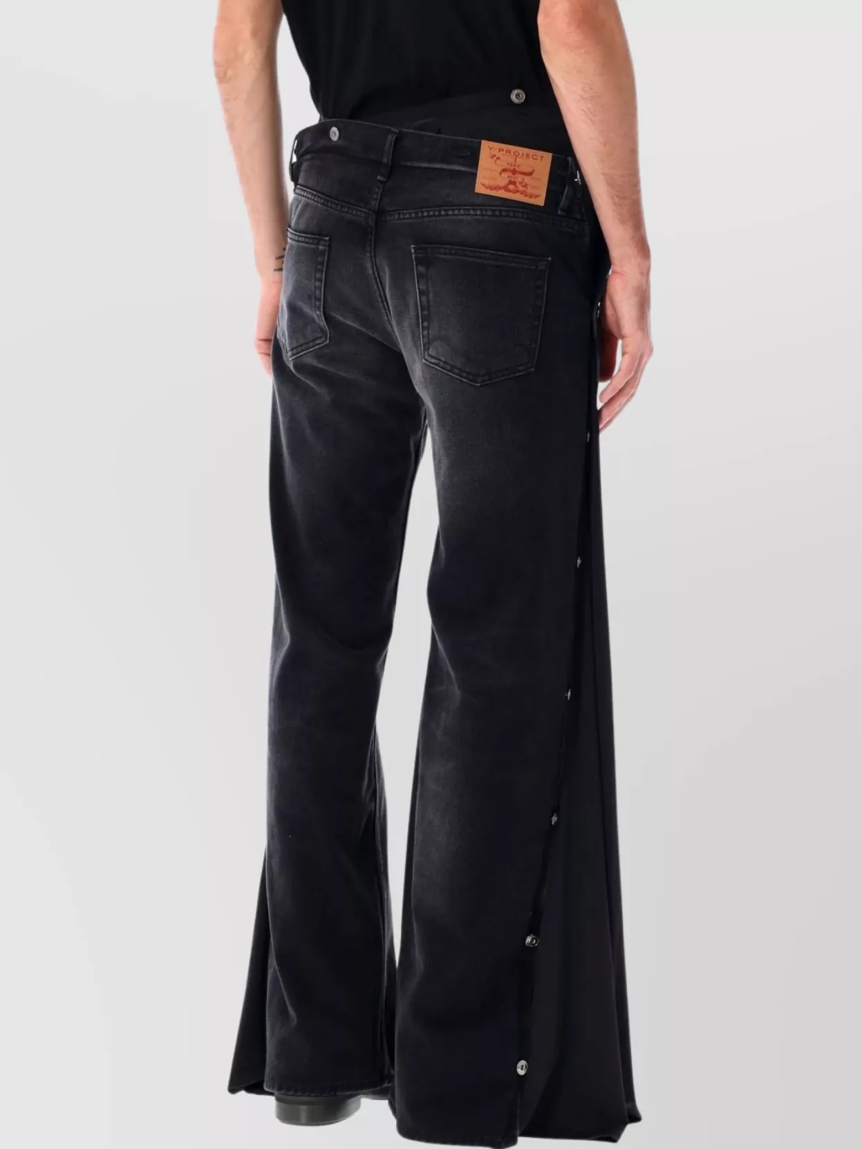 Y/project Collapsed Waist Wide-leg Jeans