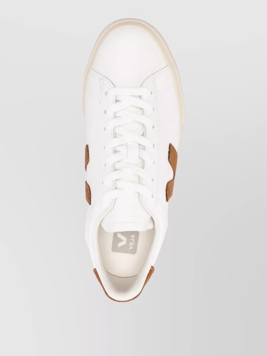 Veja Low Top Sneakers Contrast Heel Tab Rubber Sole