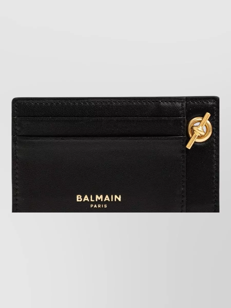 Balmain leather card holder