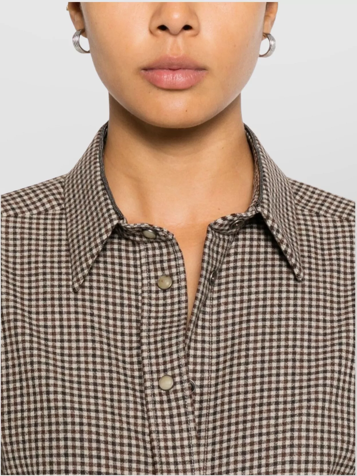 Brunello Cucinelli Long Sleeve Shirt Featuring Pointed Collar