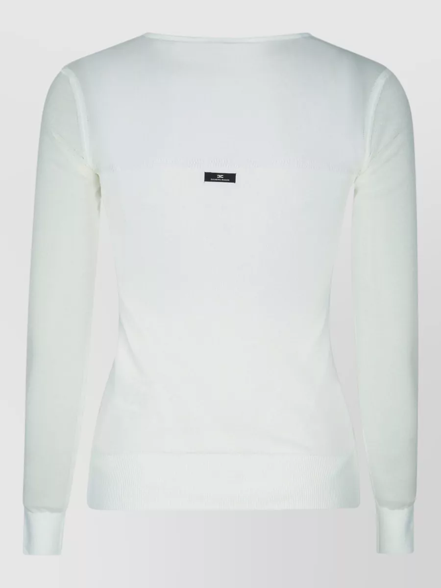 Elisabetta Franchi Fine-Knit Top