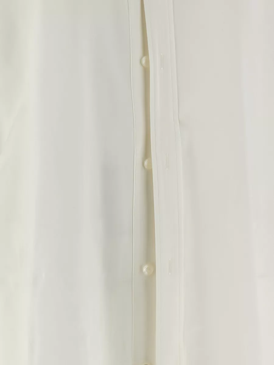 Balenciaga Silk Asymmetric Wrap Shirt