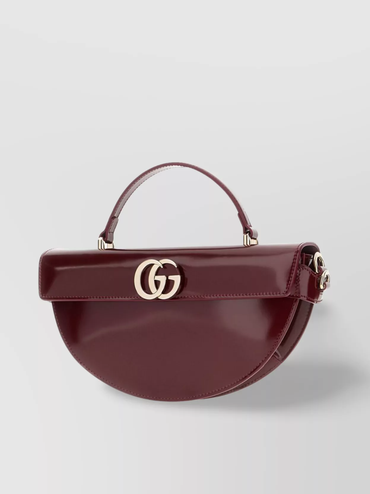 Gucci Small Half Moon Leather Handbag
