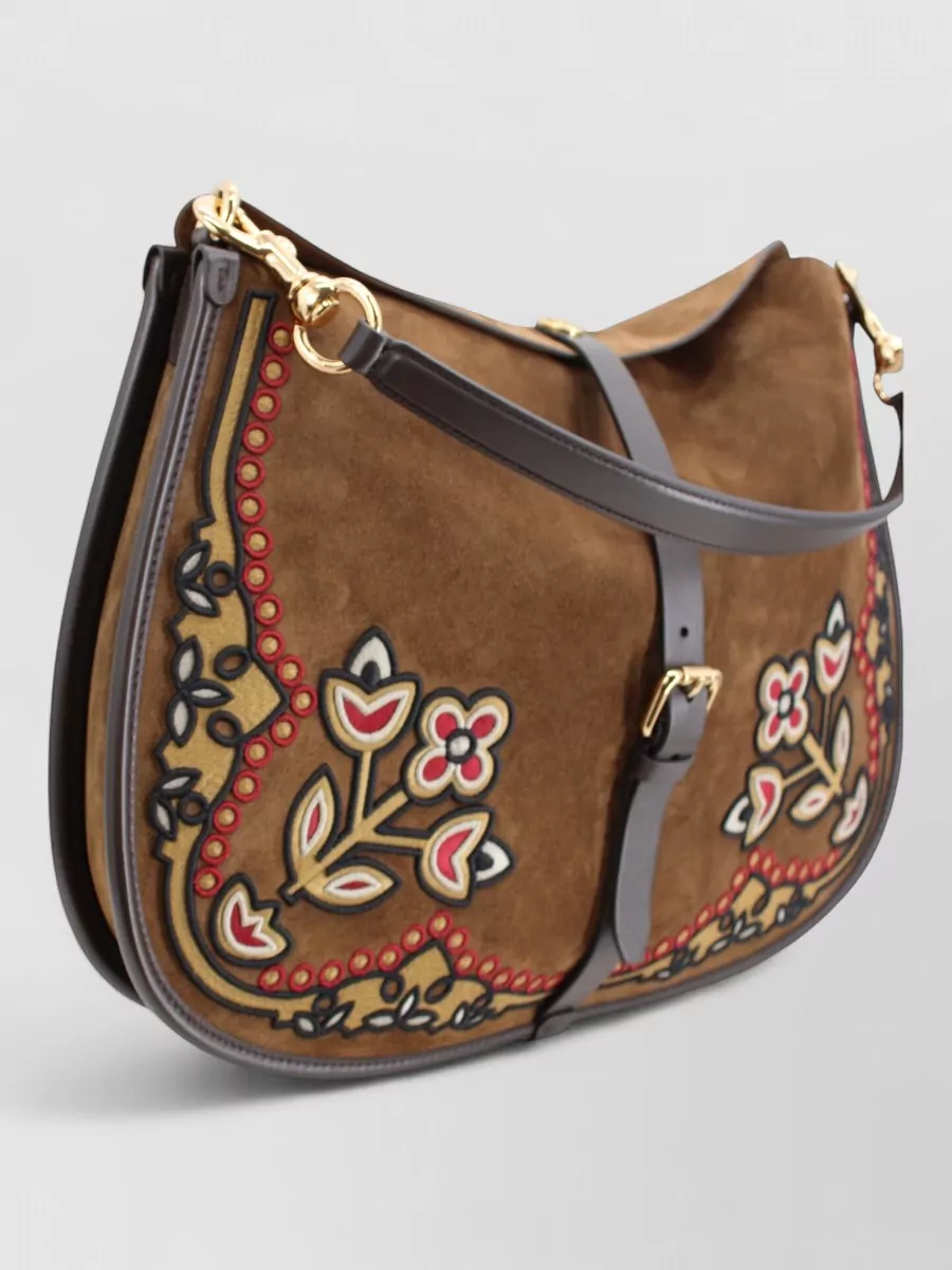 Etro Maxi Leather Shoulder Bag