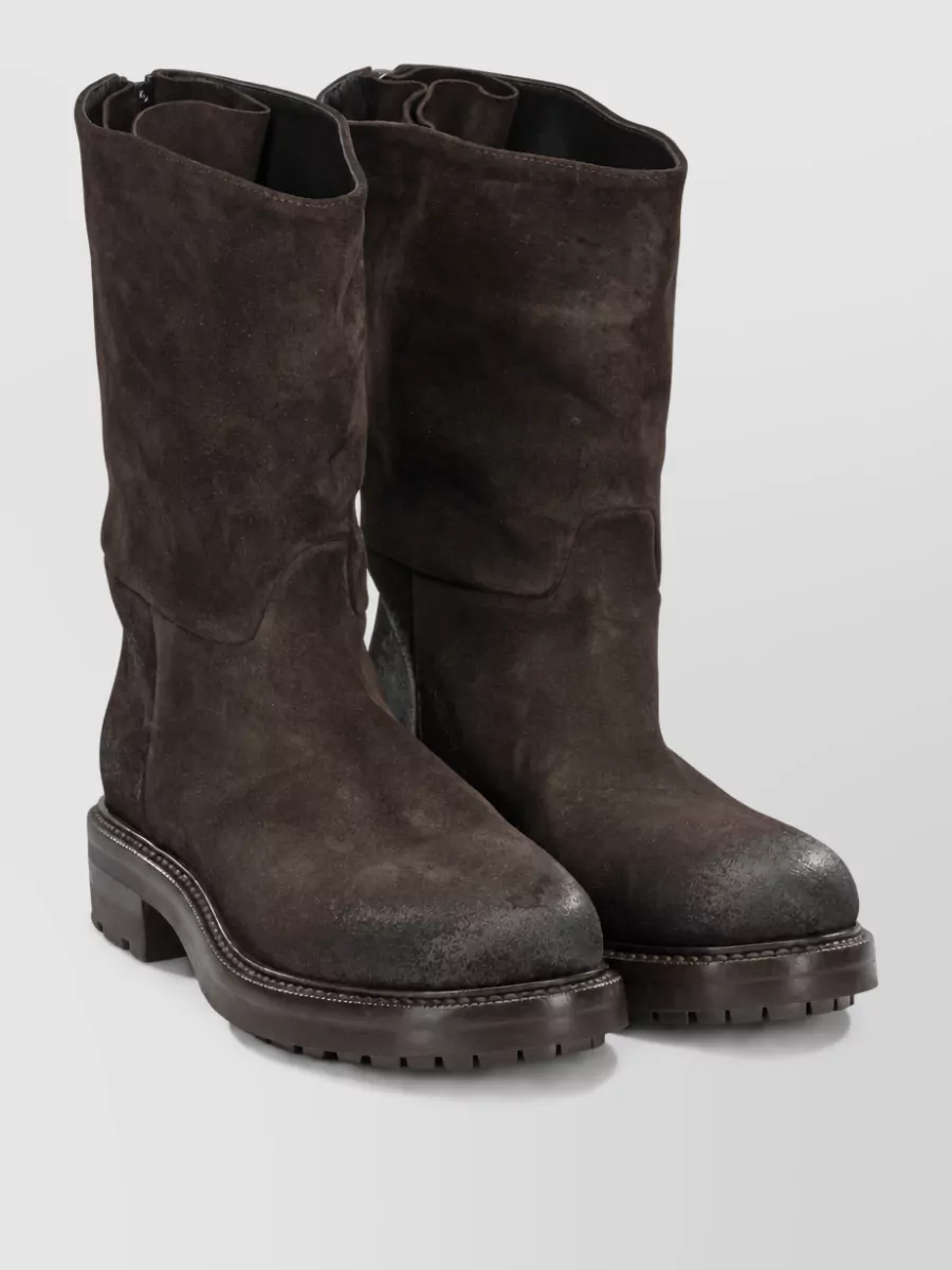 Strategia leather ankle boots