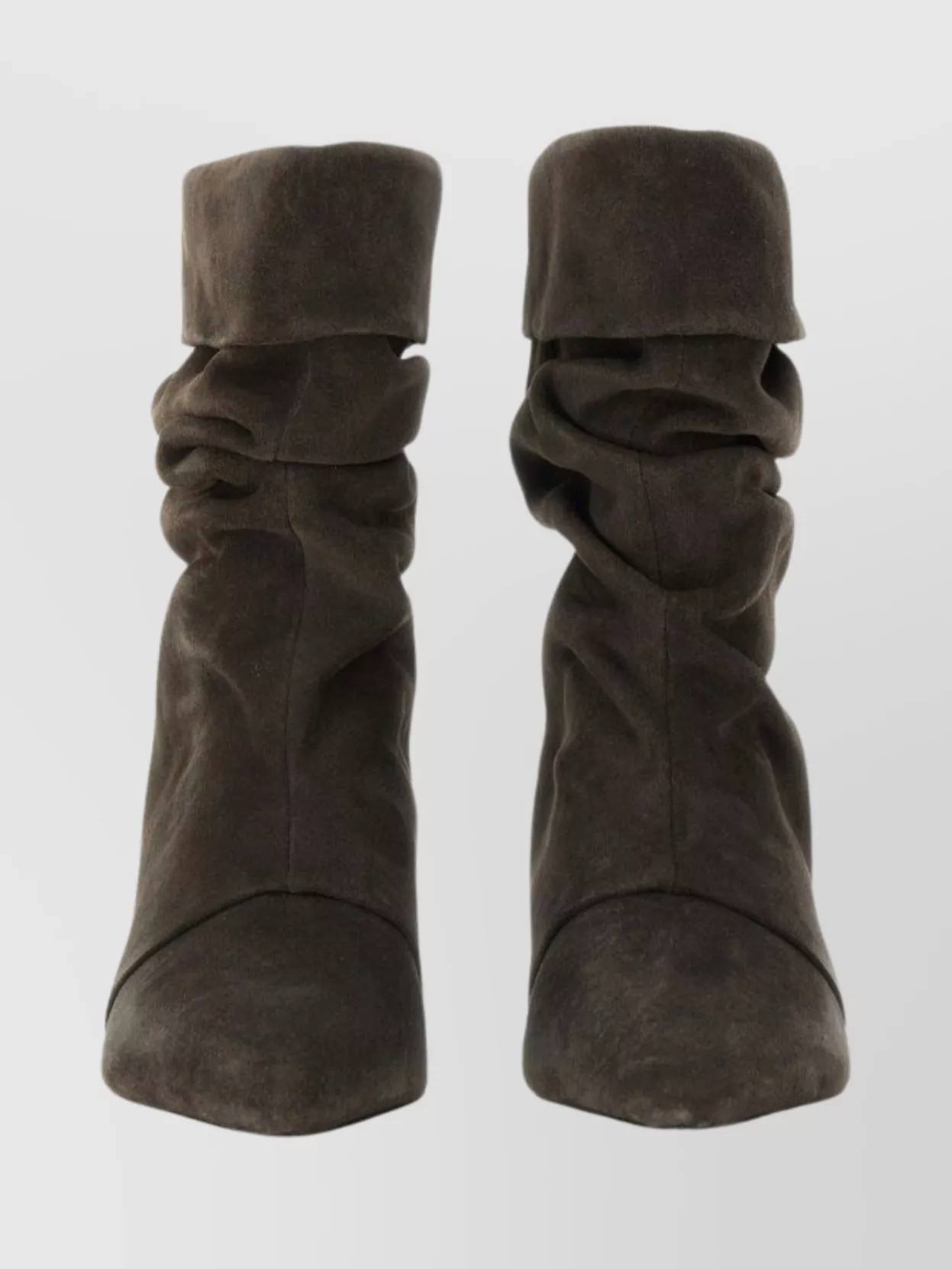 Ash Slouchy Mid-Heel Pointed Toe Boots