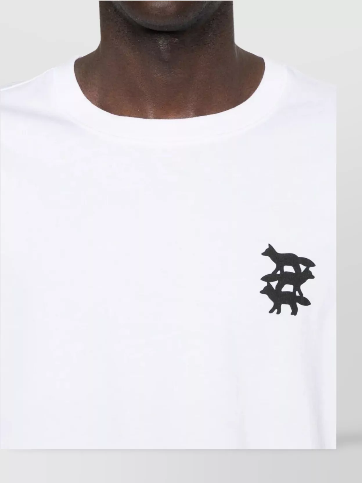 Maison Kitsuné Oversized Graphic Print T-Shirt
