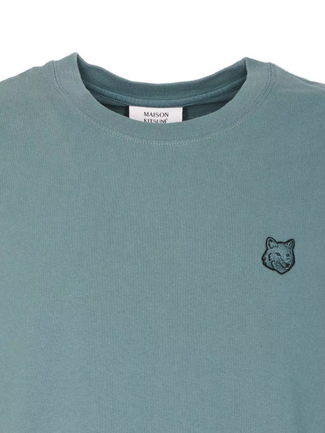 Maison Kitsuné Fox Head Patch Crewneck T-Shirt
