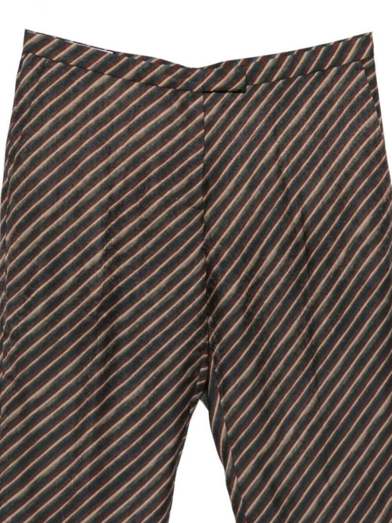 Dries Van Noten Palola Wool Striped Trousers Clothing In Black