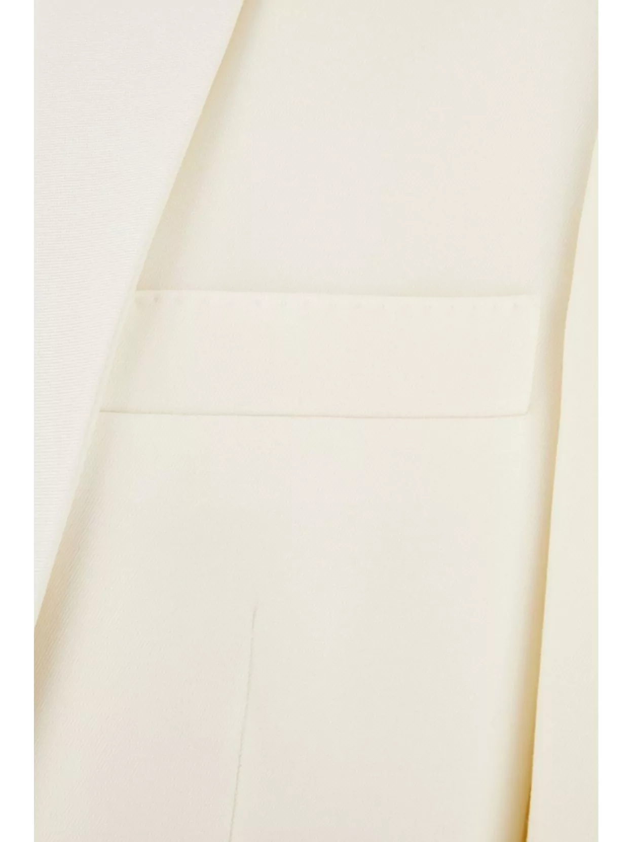 Stella Mccartney Wool Blazer With Central Slit And Padded Shoulders