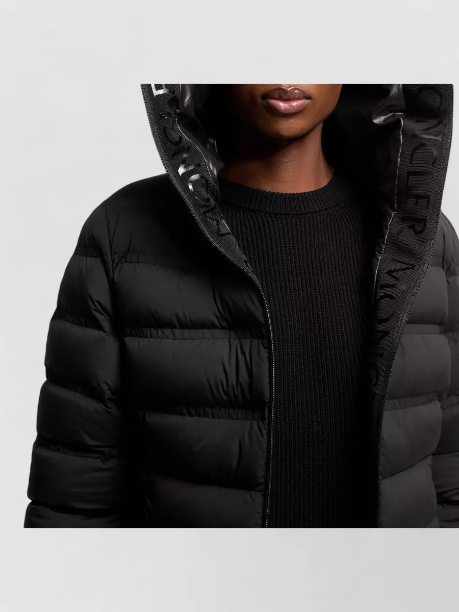 Moncler Alete Short Hooded Down Jacket