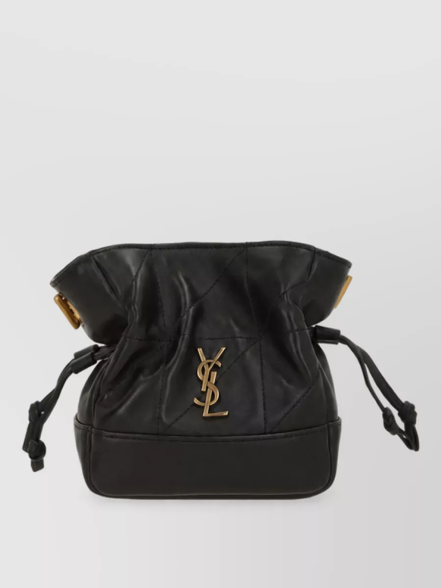 Saint Laurent jamie mini lambskin bucket bag