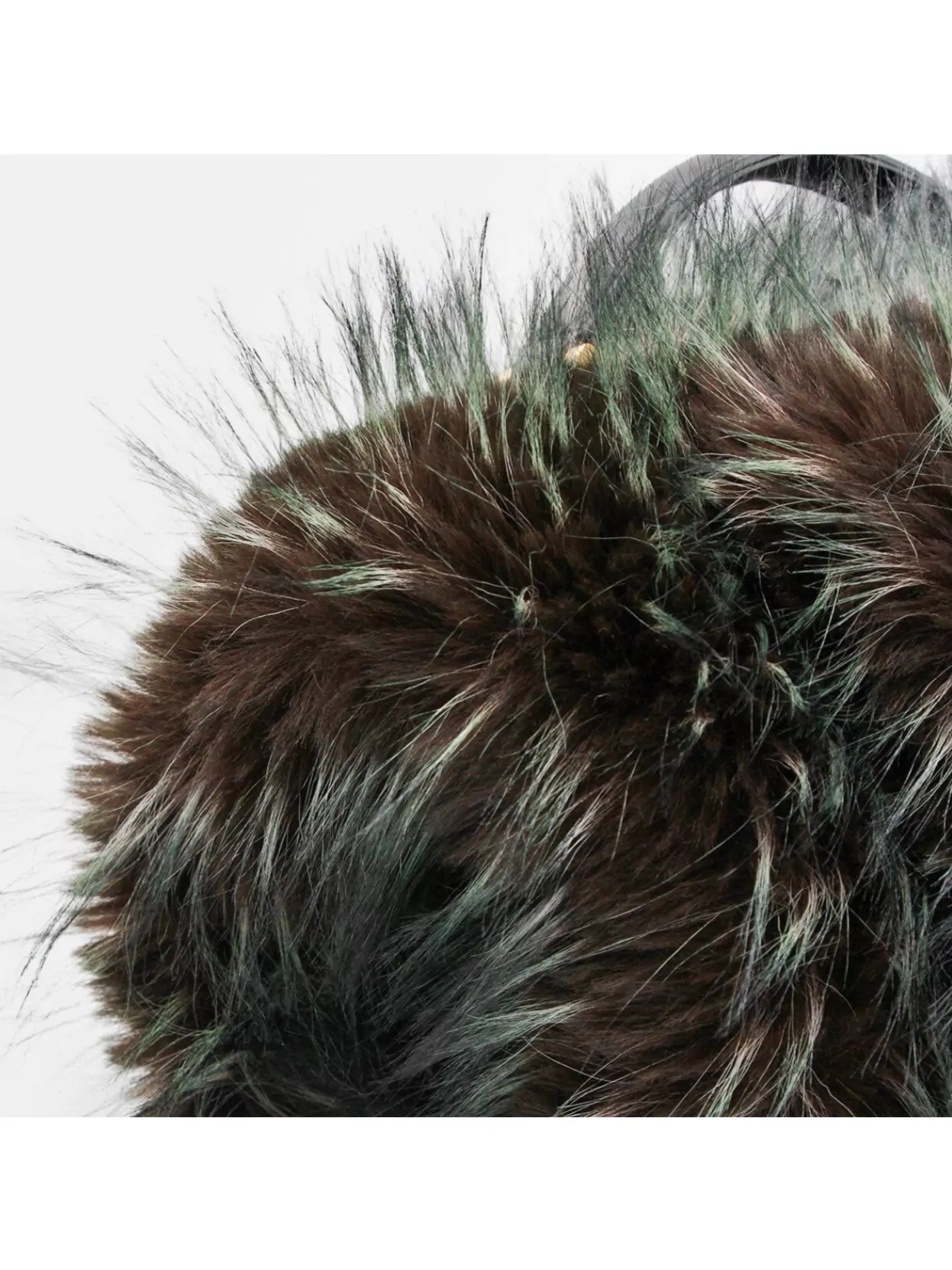 Sacai Mini Bags With Faux Fur And Top Handle