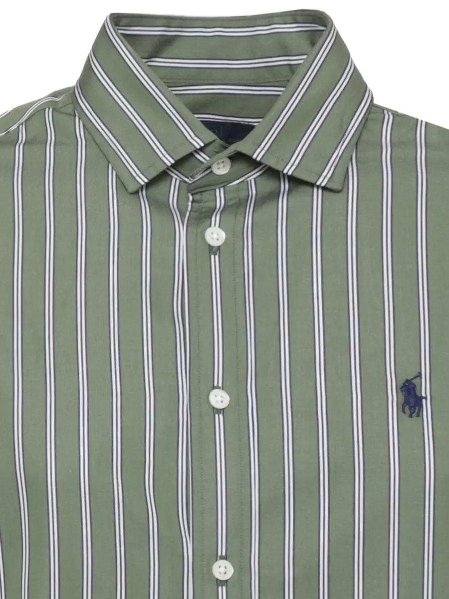 Ralph Lauren Striped Cotton Long-Sleeve Shirt