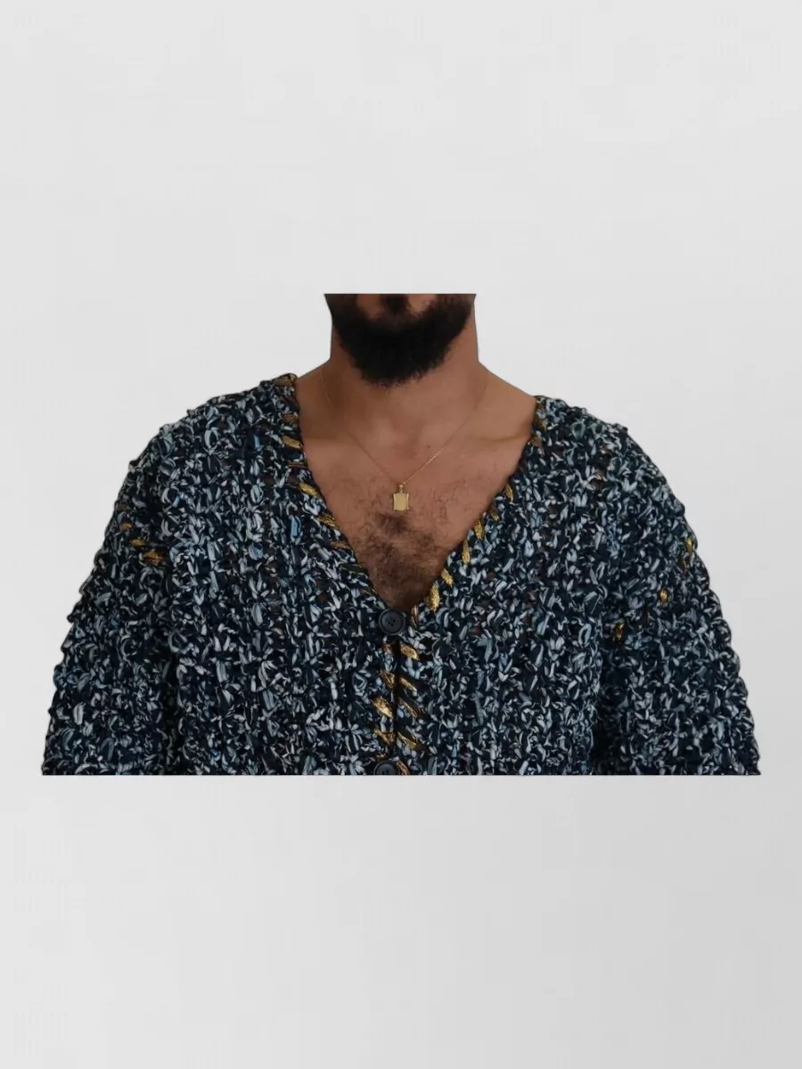 Dolce&Gabbana Chunky-Knit V-Neck Cardigan