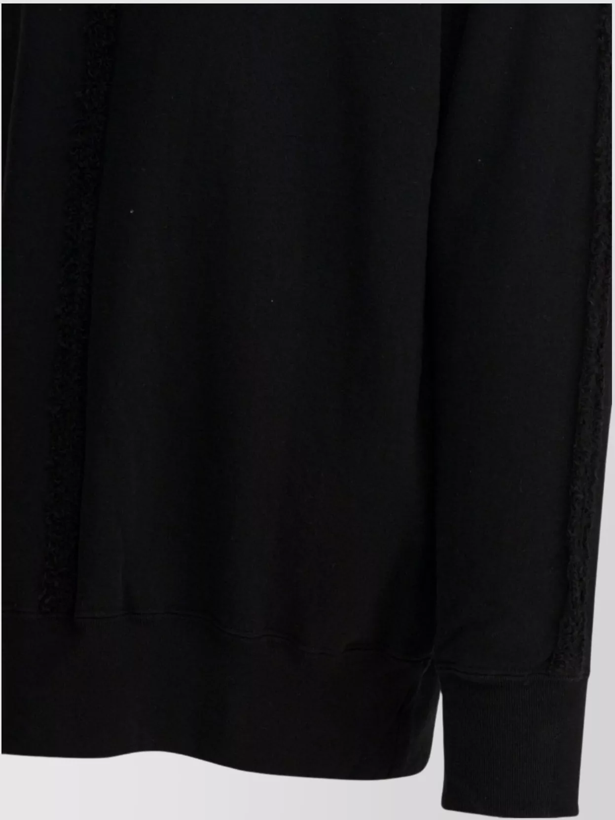 Comme Des Garçons Homme Textured Knitwear With Ribbed Cuffs And Hem