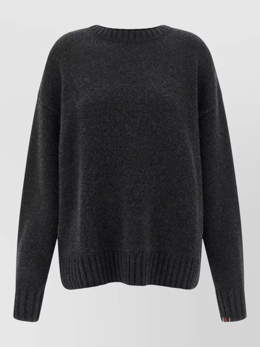 Extreme Cashmere cashmere heavy-knit crew-neck long-sleeve sweater