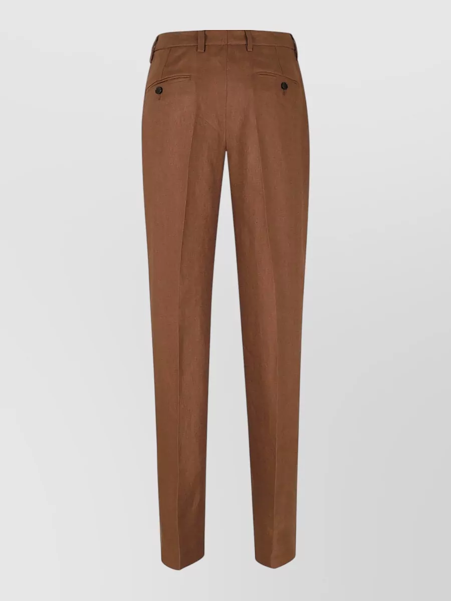Lardini Linen Tailored Trousers