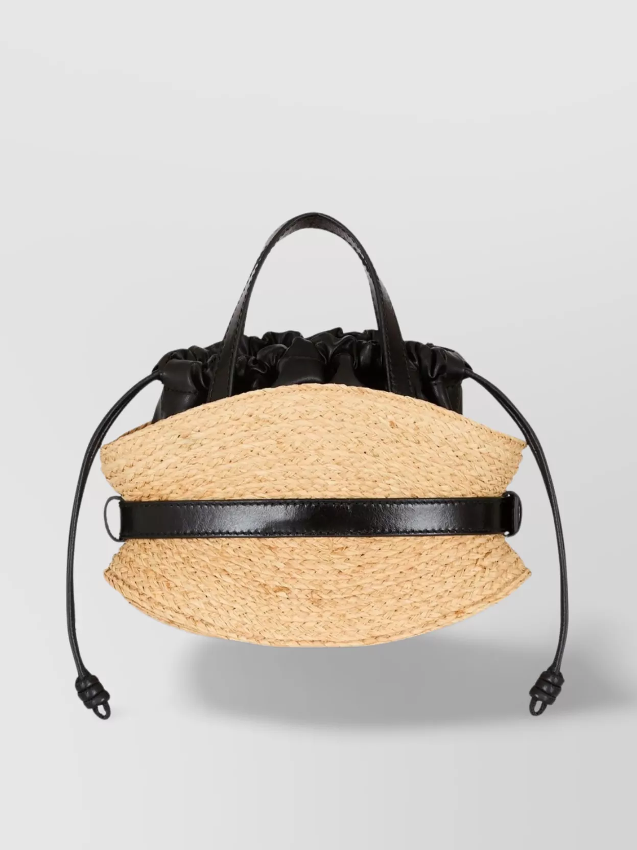 Balmain Mini Raffia Shoulder Bag Shuffle