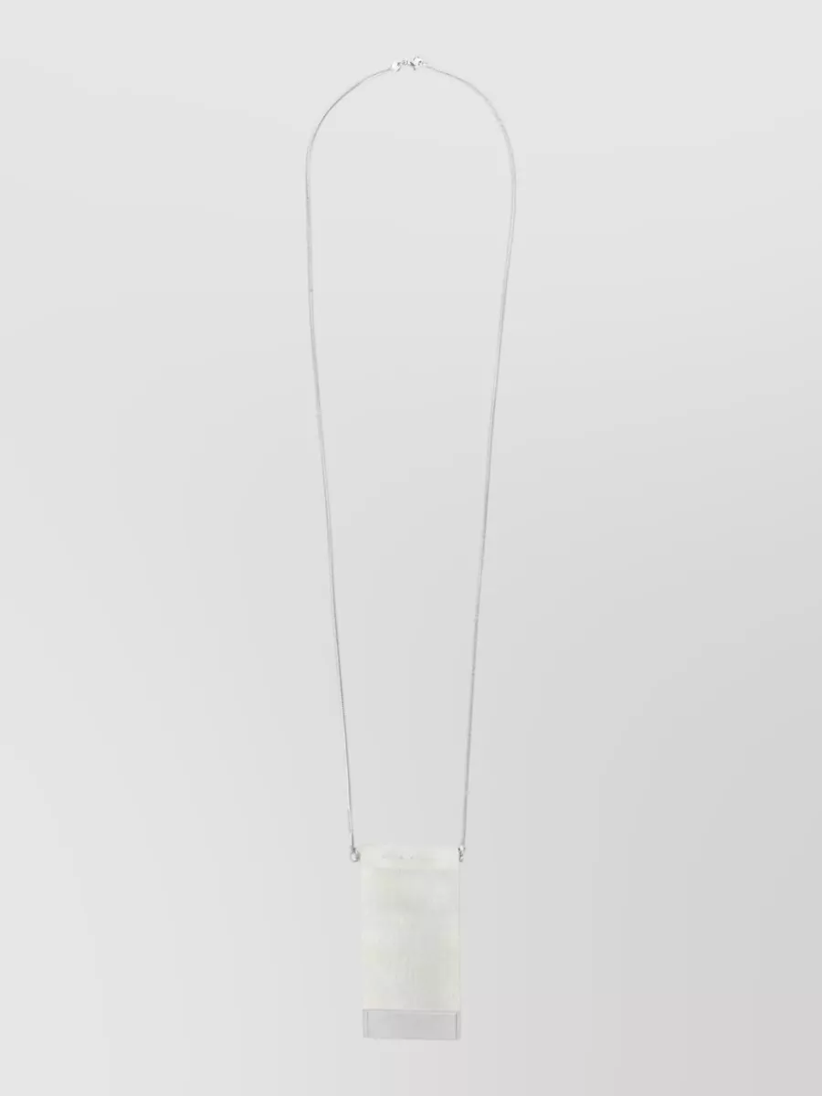 Rick Owens Brass Pendant Necklace