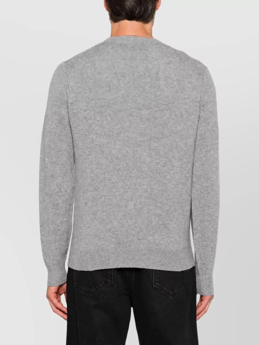 Guest In Residence Cashmere Ribbed Crewneck Sweatshirt