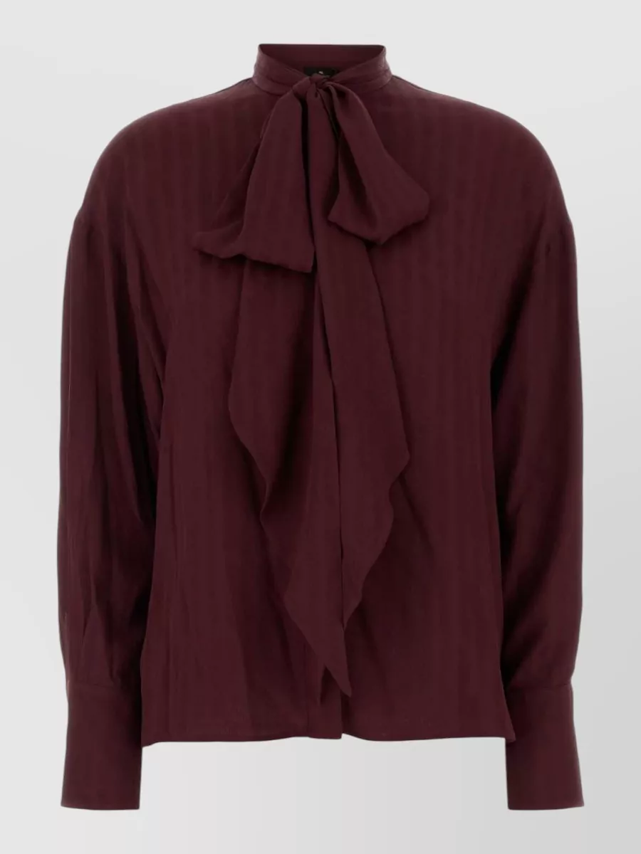 Etro silk blend crepe shirt