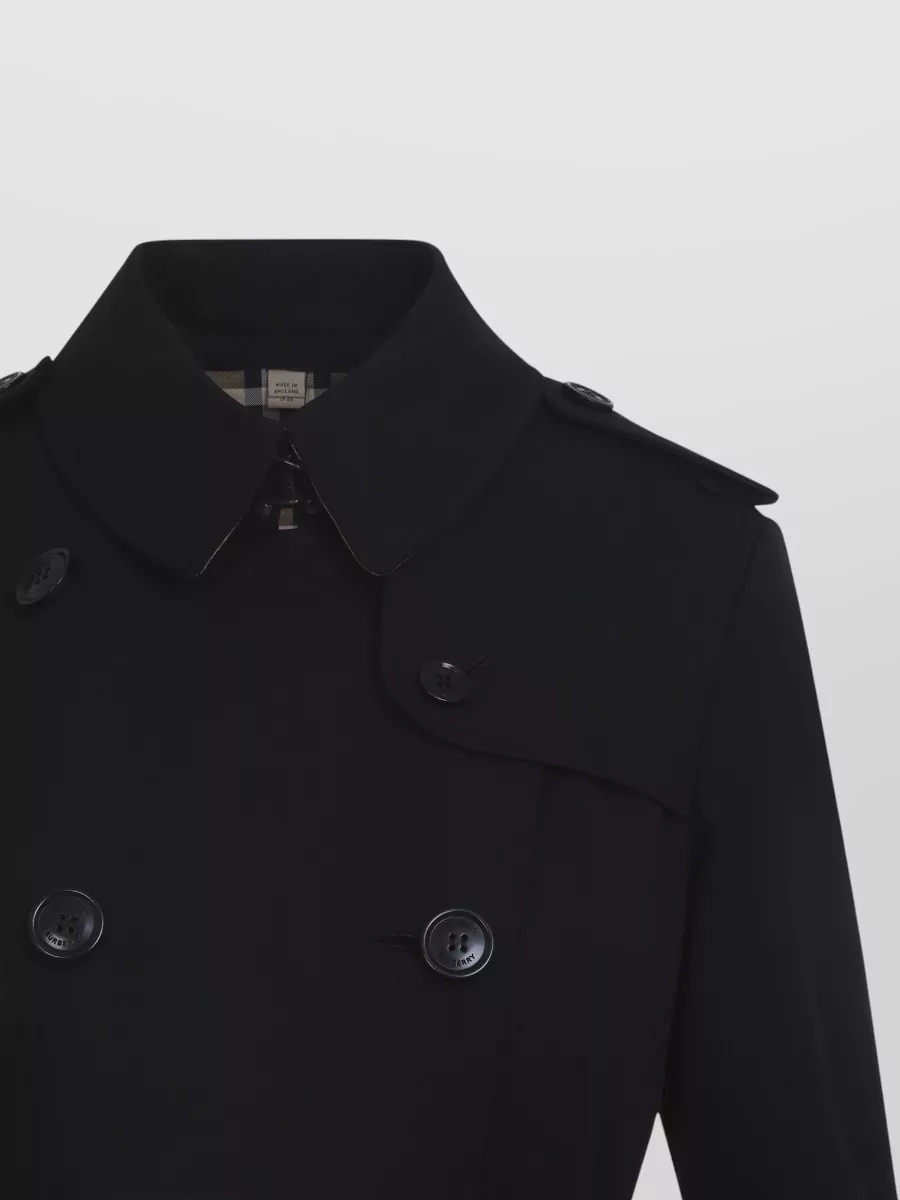 Burberry Cotton Slim-Fit Double-Breasted Trench Coat