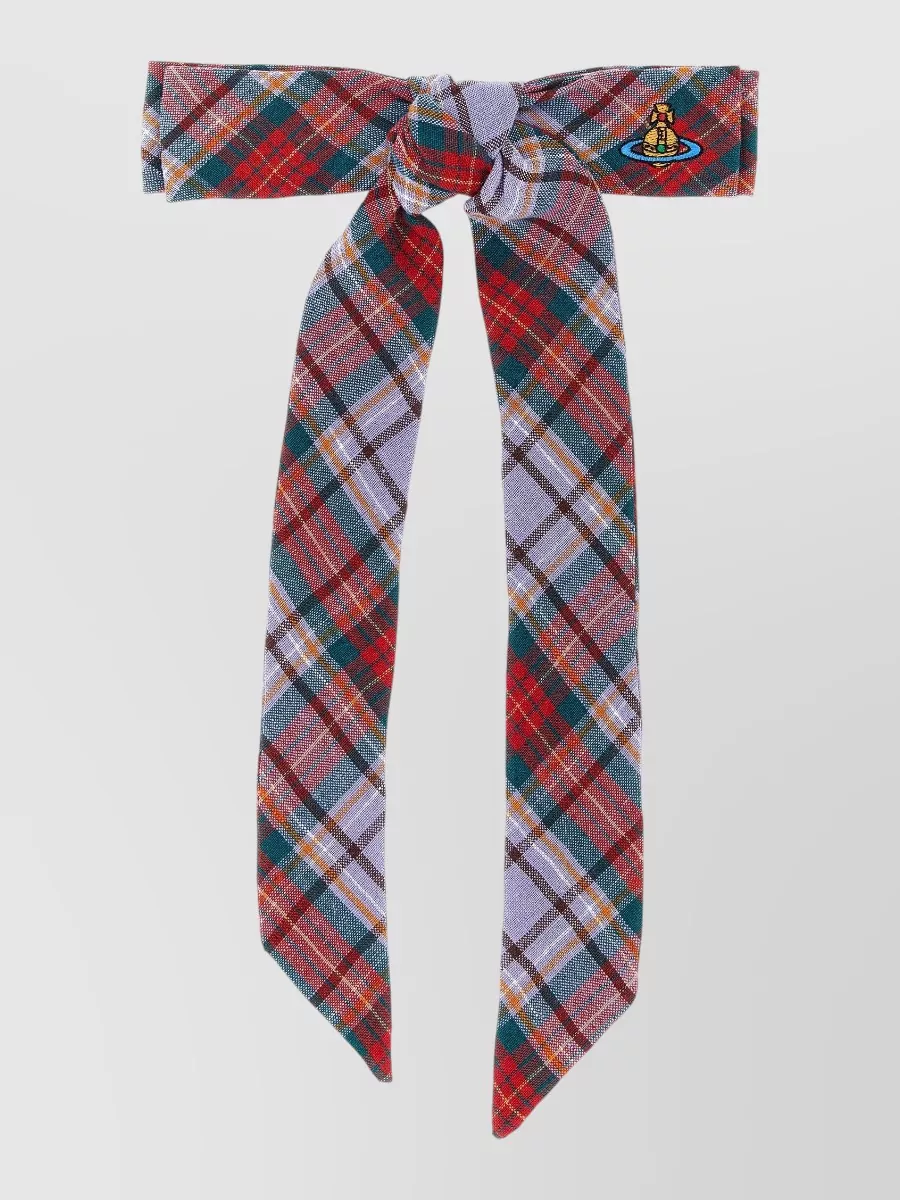 Vivienne Westwood linen bow hair clip
