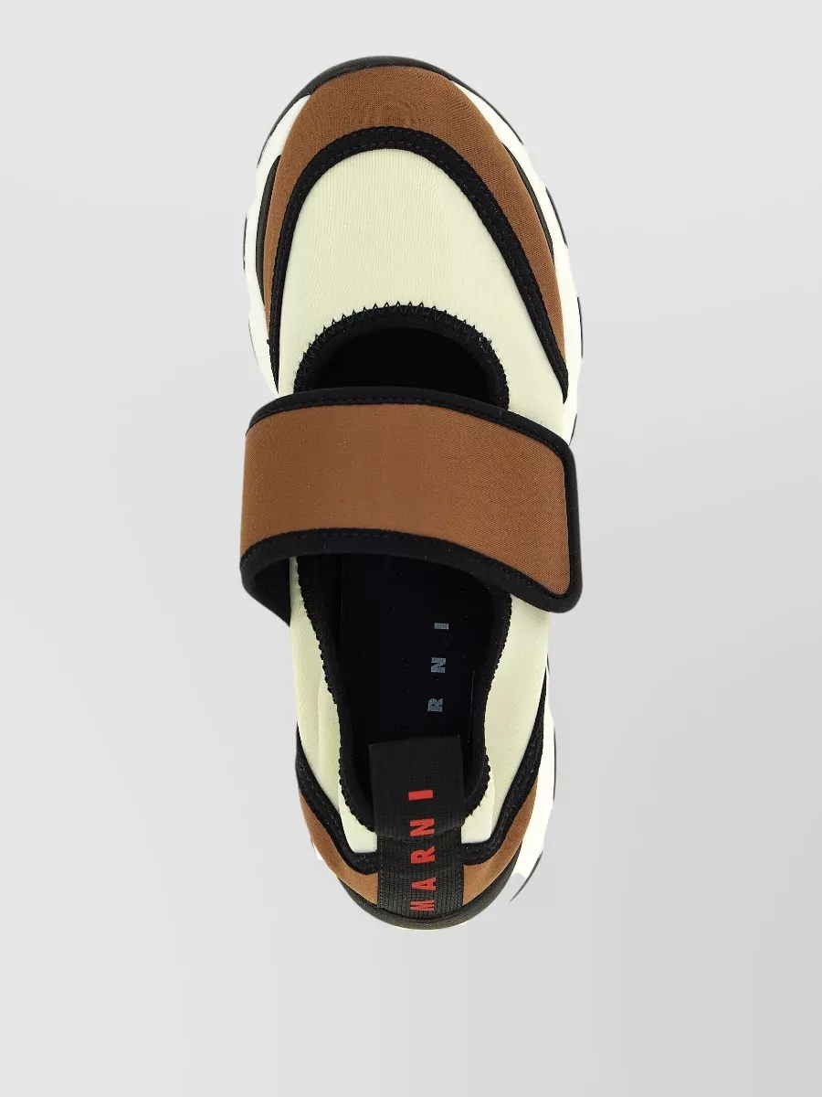 Marni Mary Jane Style Running Sneakers Pull Tab