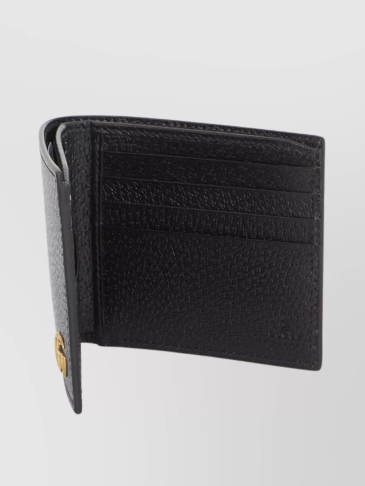 Gucci Grained Leather Bi-Fold Wallet With Imperfections