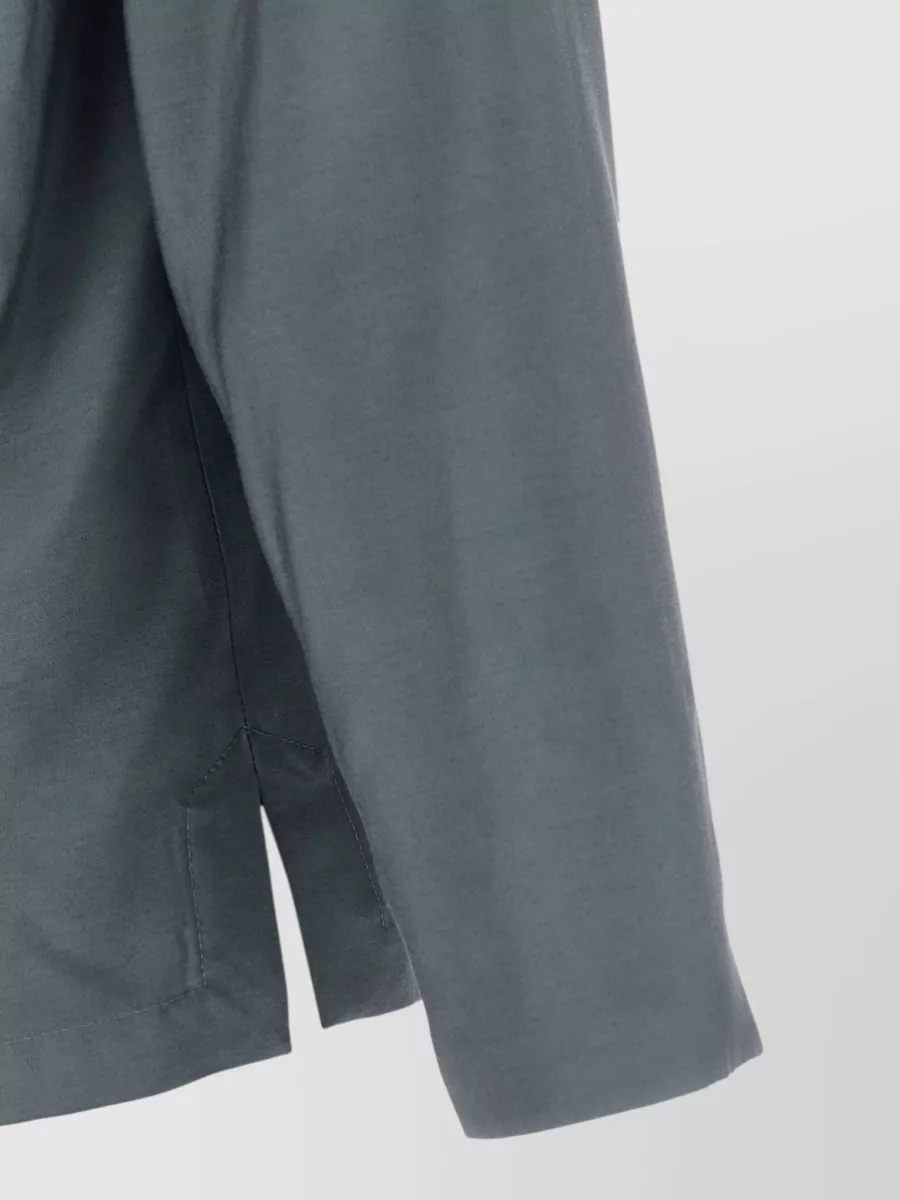 Kenzo Wool Wrap V-Neck Kimono Blazer