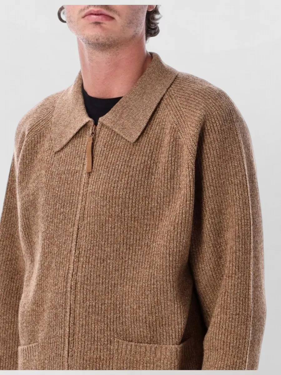Universal Works Ribbed Zip Cardigan