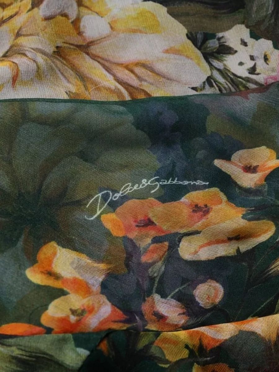 Dolce&Gabbana Silk floral print mini dress