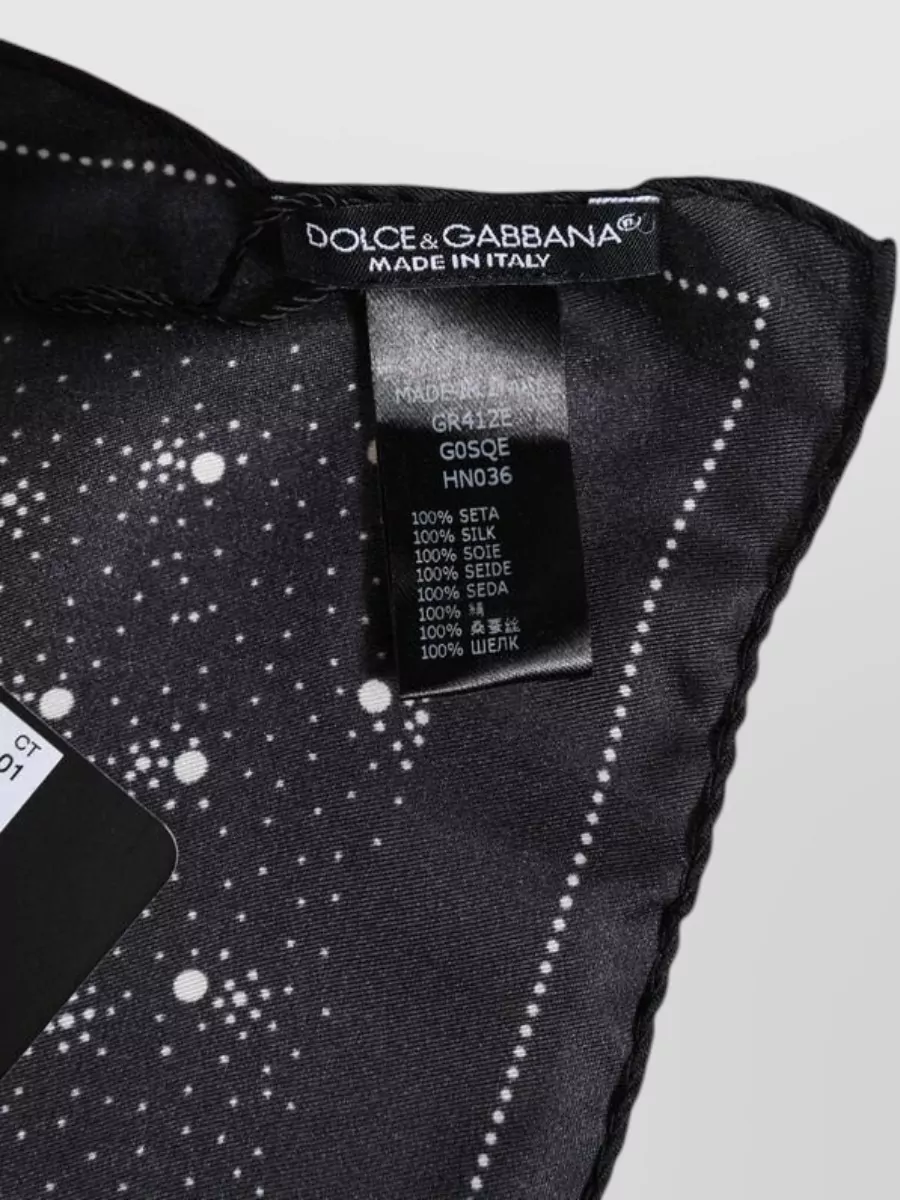 Dolce&Gabbana Silk Printed Square Scarf