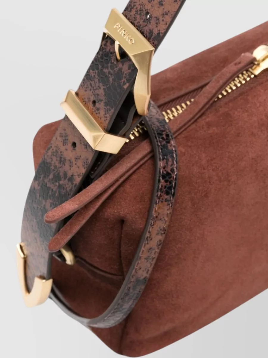 Pinko Love Bag Leather Shoulder Bag