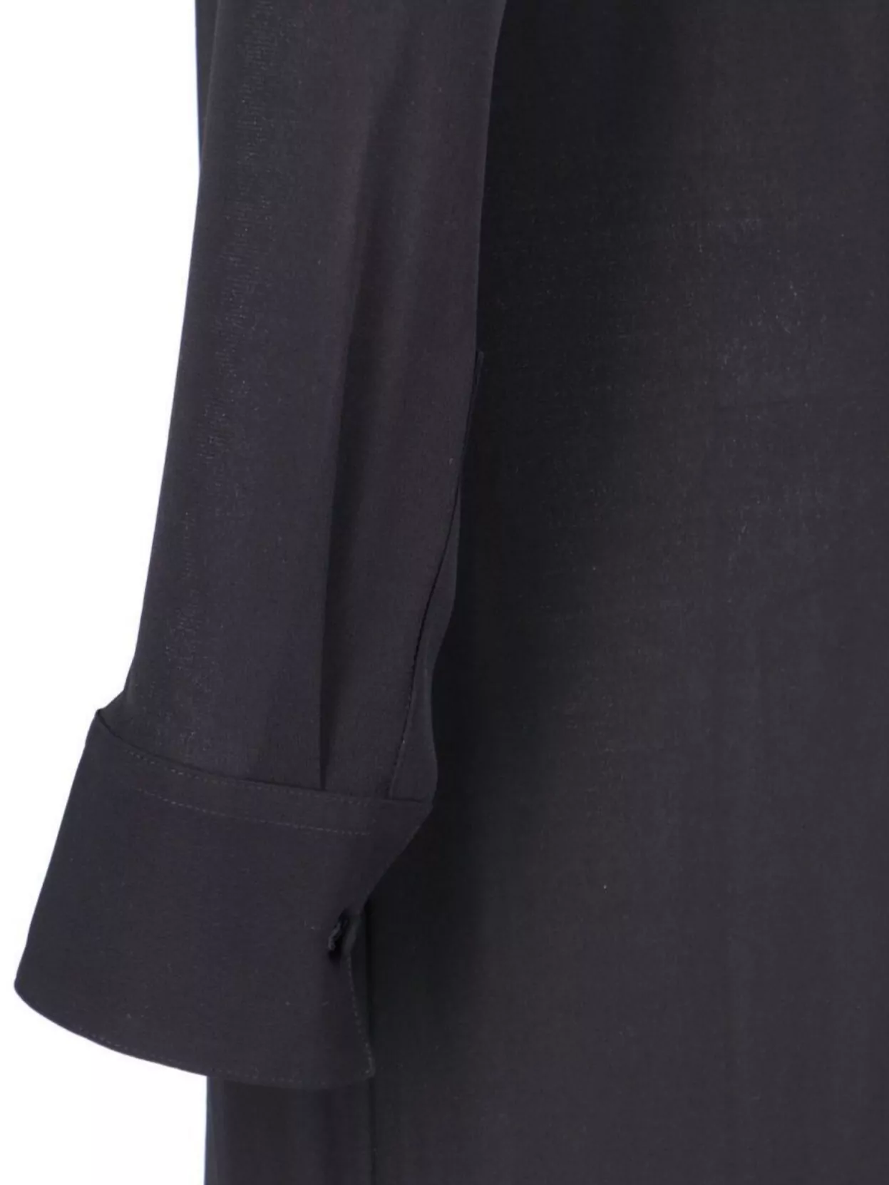 Jil Sander Sheer Fabric Knee Length Dress With Cuffed Sleeves