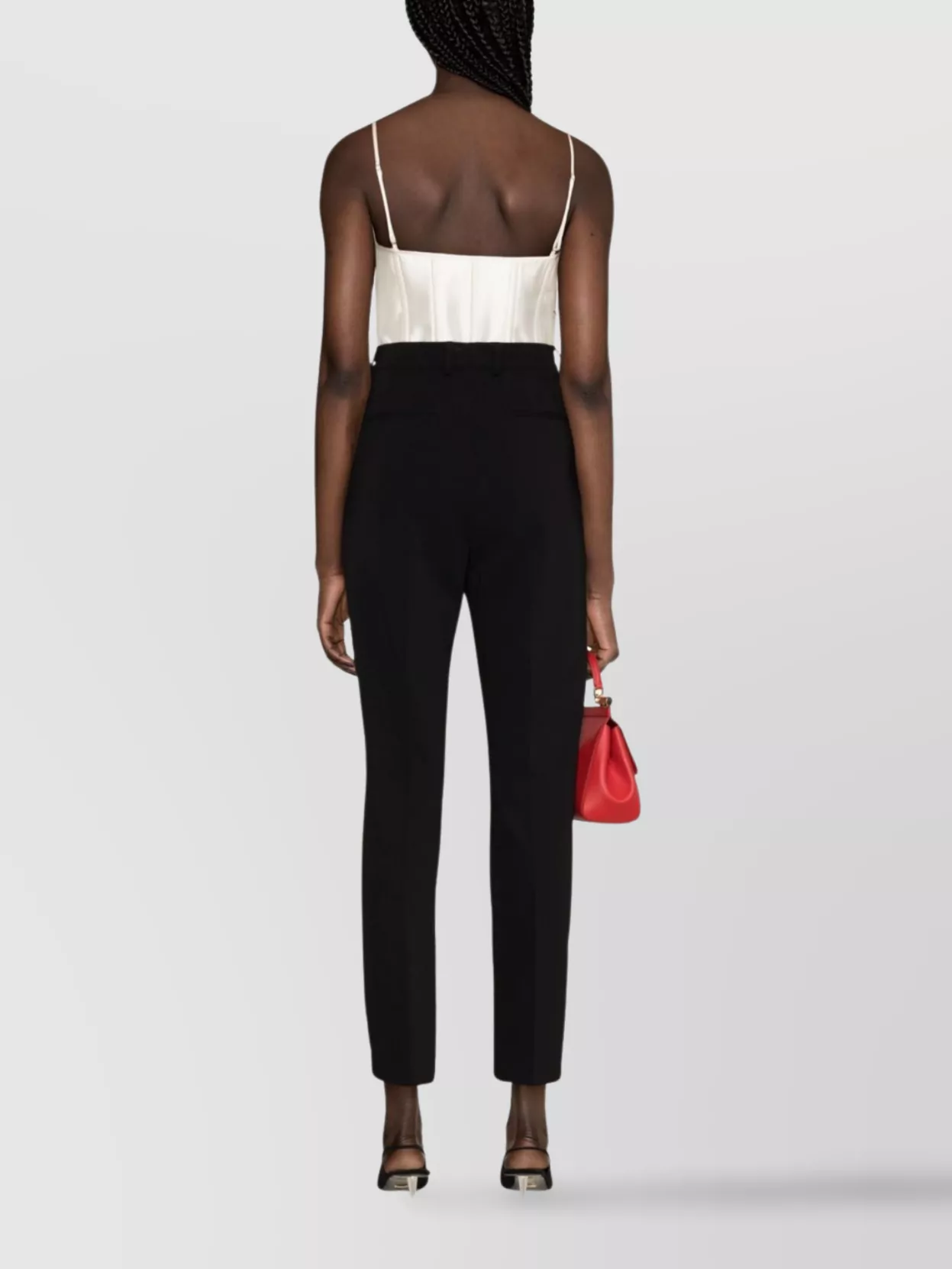 Dolce&Gabbana Slim Fit High-Waisted Cropped Trousers