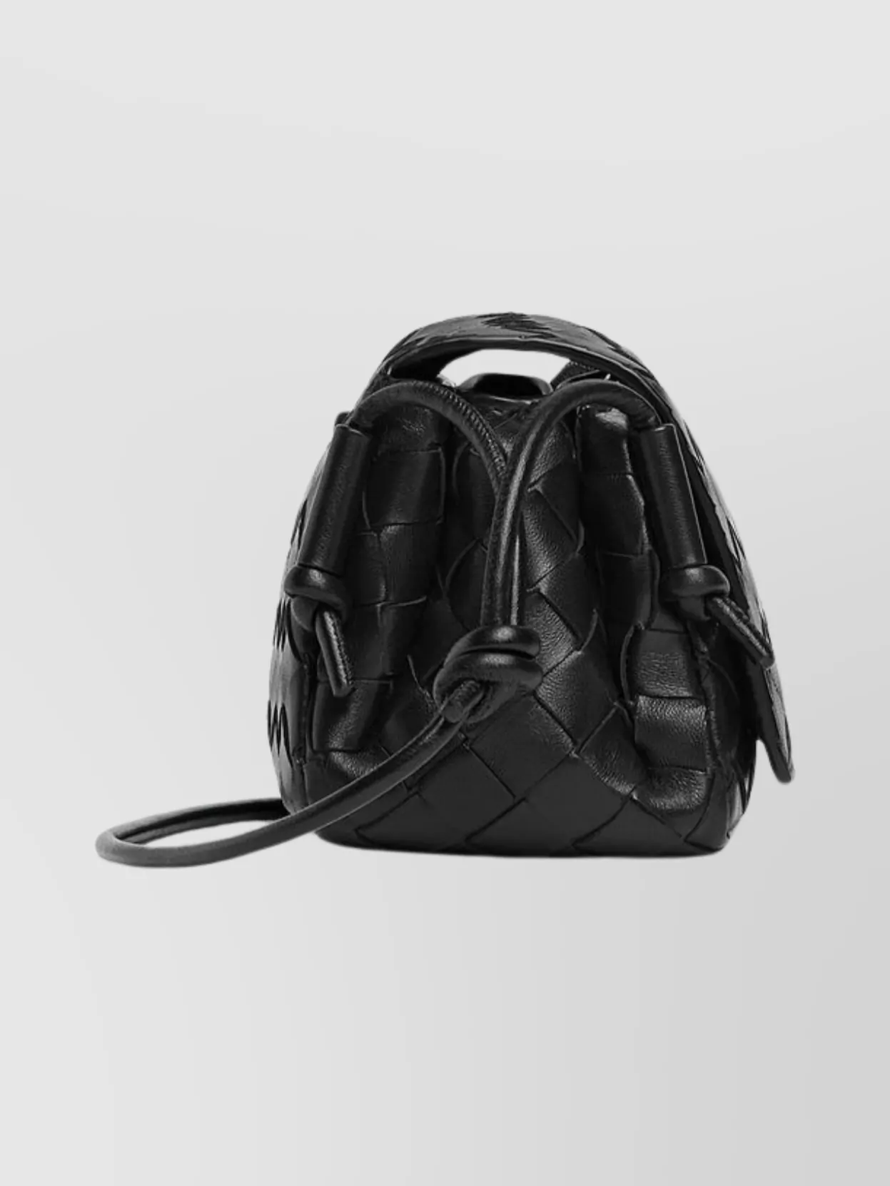 Bottega Veneta Woven Shoulder Bag Adjustable Strap