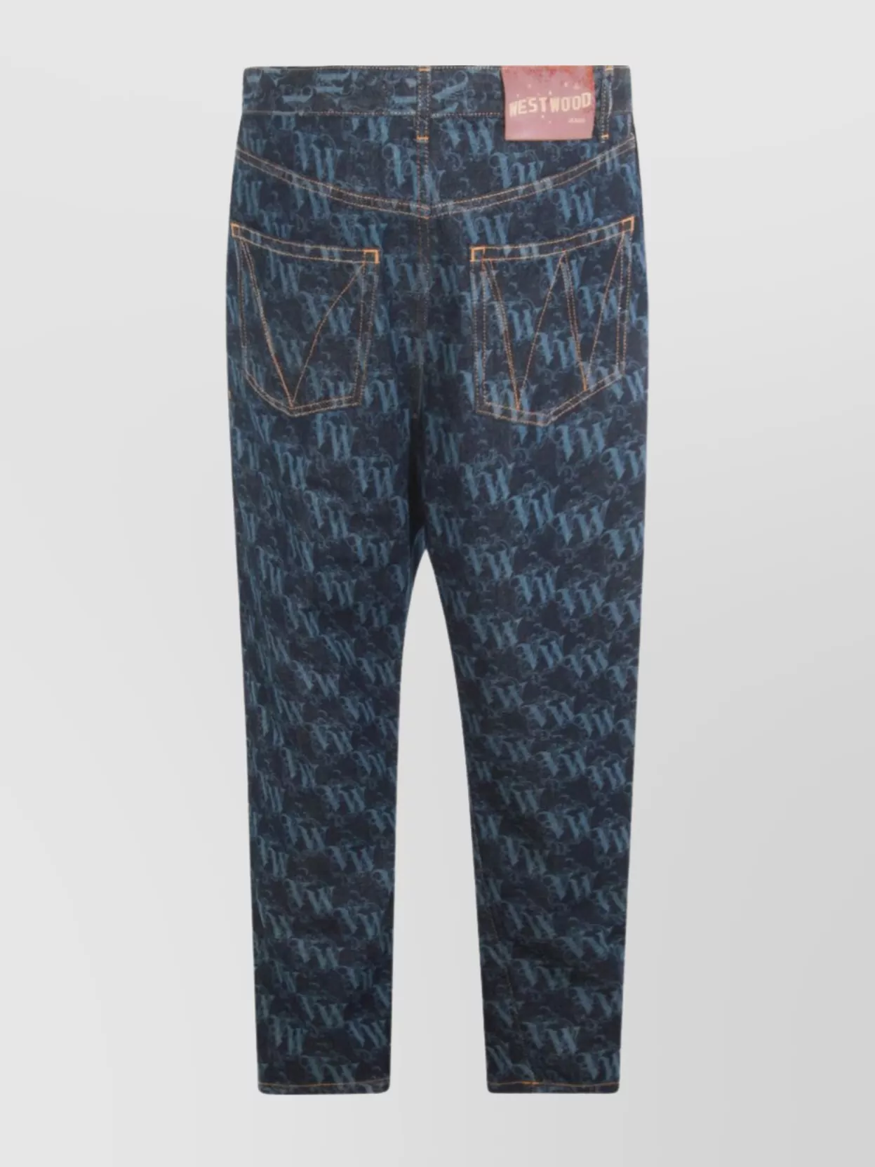 Vivienne Westwood Printed Trousers With Pockets And Loops