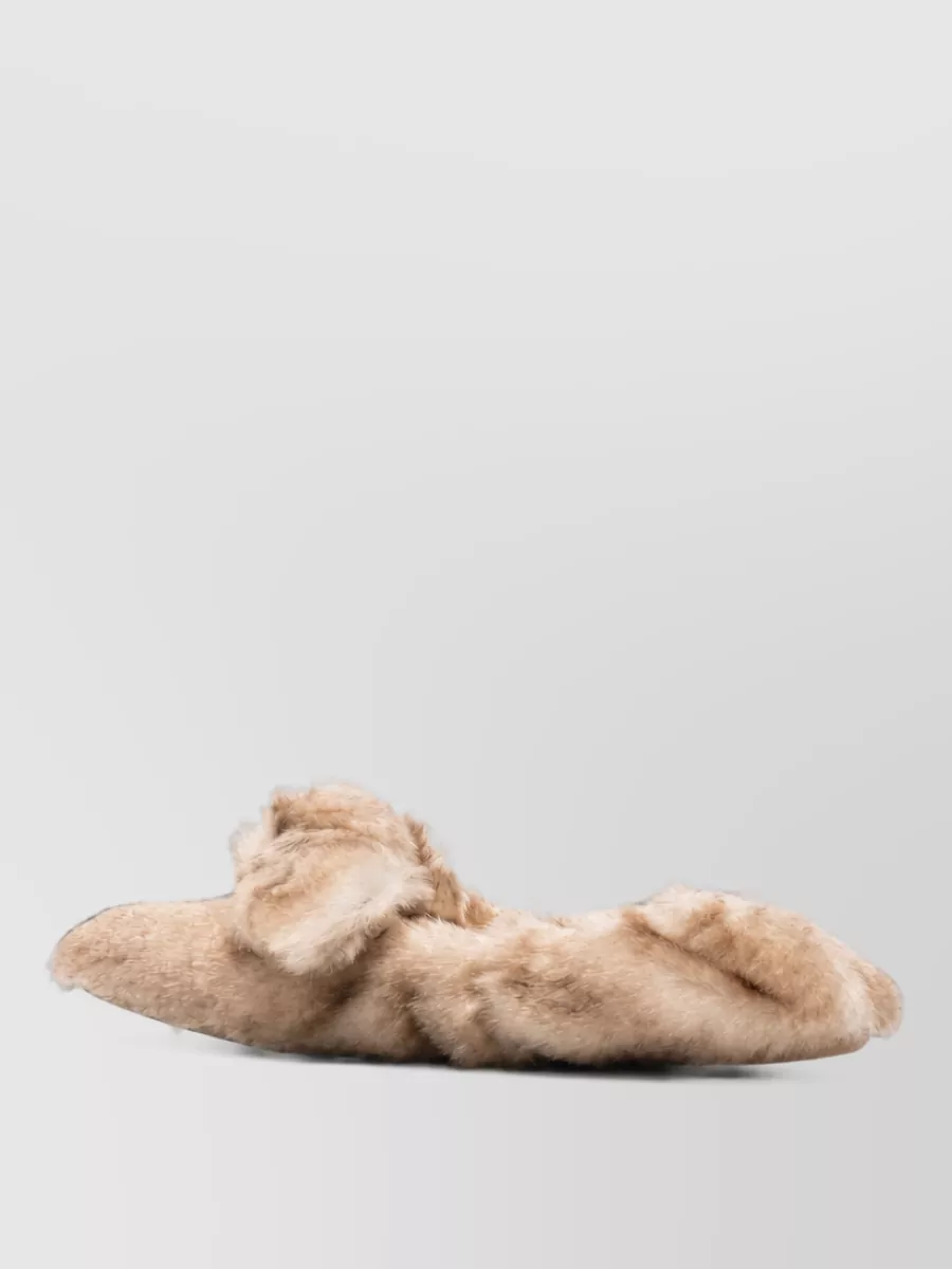 Zimmermann Shearling Carousel Slippers