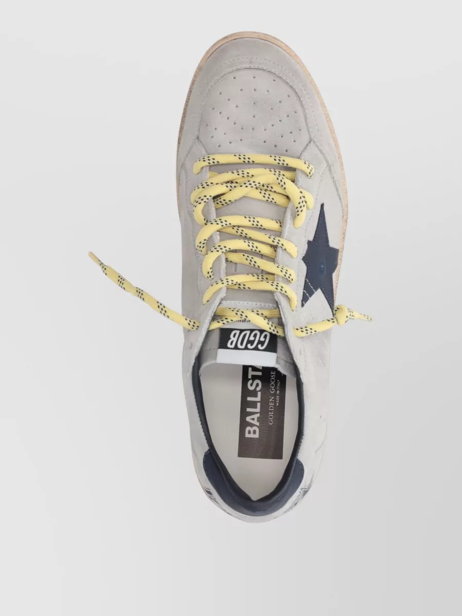 Golden Goose Suede Leather Low-Top Sneakers
