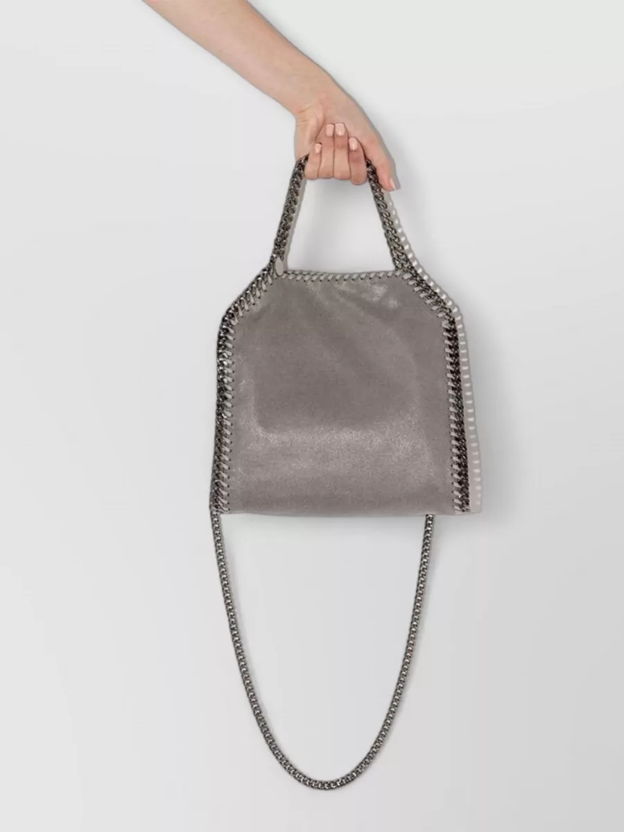 Stella Mccartney Falabella Mini Tote Bag Chain Trim