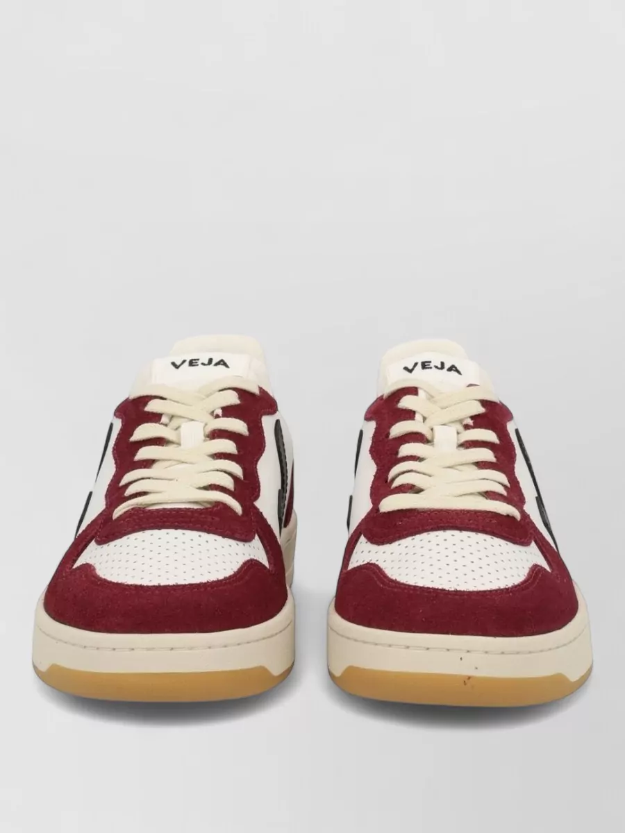 Veja Sneakers With Contrast Panels And Rubber Sole