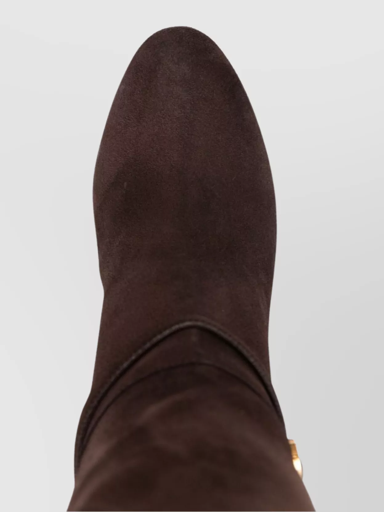 Valentino Garavani Knee-High Suede Boots With Leather Block Heel