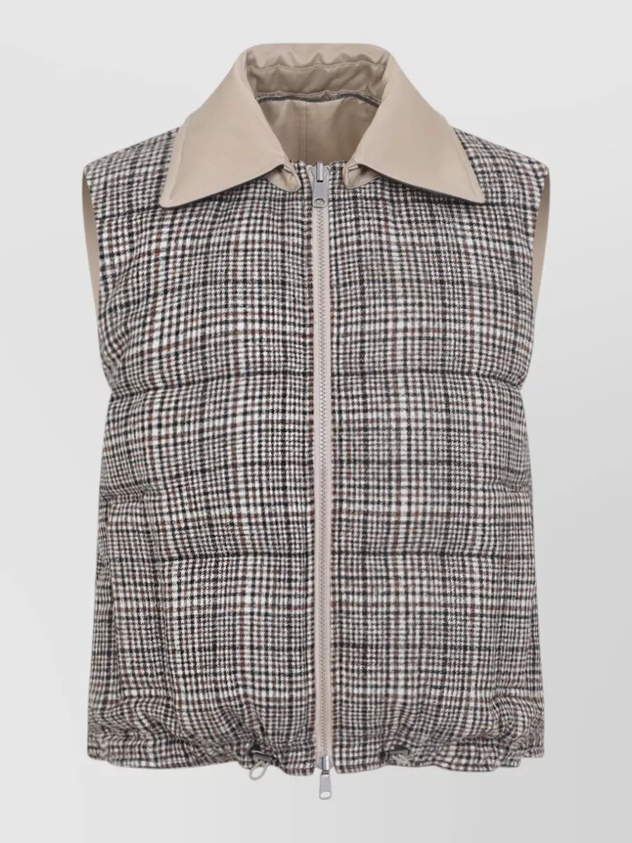 Brunello Cucinelli Reversible Padded Sleeveless Coat